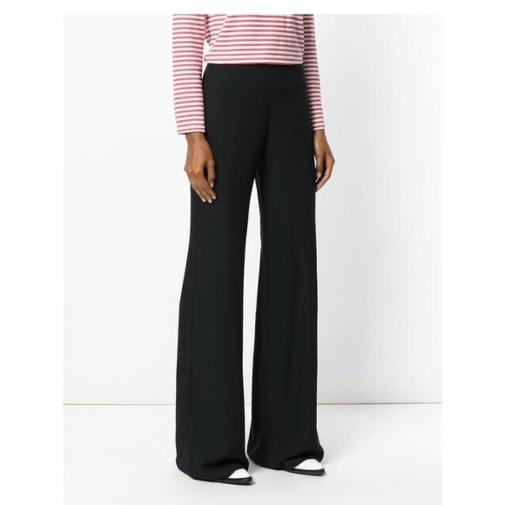 Armani silk high rise wide leg pants - Black sz6